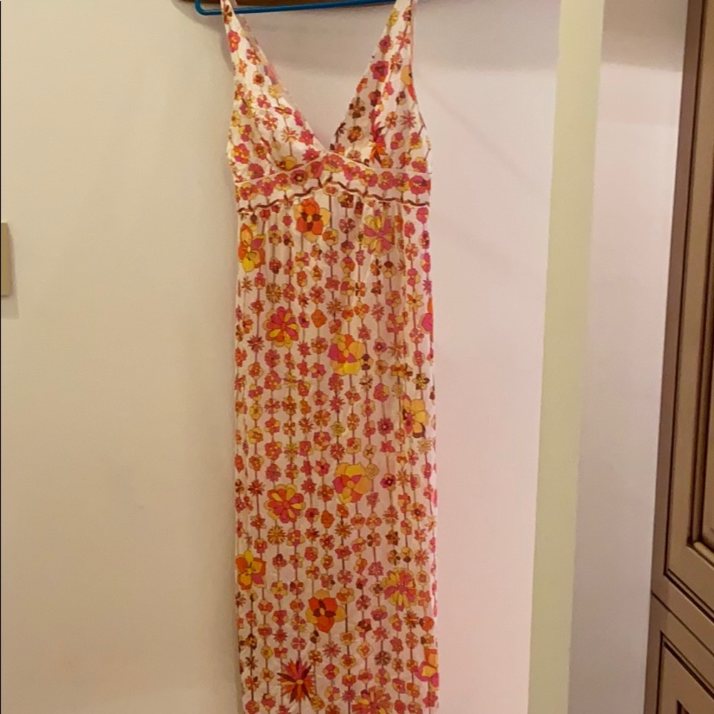 Pucci floral printed maxi coverup/dress sz small